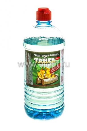 жидкость для розжига углеводородная 1 л Тайга (Россия)