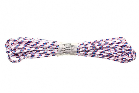 трос-фал капроновый плетельный диаметр 8 мм длина 10 м (09С014) (Беларусь)