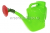 Лейка садовая пластиковая 12 л Дачная с рассеивателем зеленая (Ижевск) 