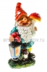 Садовая фигура Гном с грибом 58*32 см гипс (211) (Россия) 