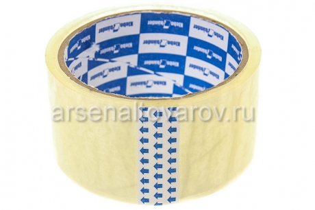 скотч упаковочный 48 мм* 36 м прозрачный (Клебебандер) (218)