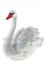 Садовая фигура Лебедь средний 38*41 см гипс (29) (Россия) 
