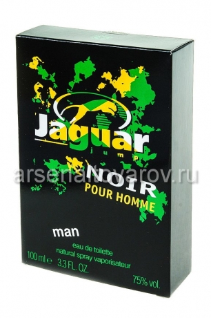 туалетная вода 100 мл Ягуар Джамп Нуар пур ом (ДС) мужская