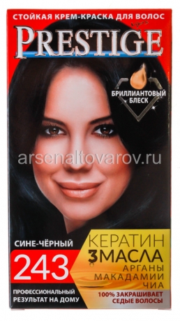 краска для волос Престиж 243 сине-черный (Болгария)