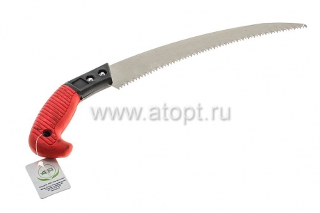 ножовка садовая серповидная 330 мм пластиковая двухкомпонентная ручка (010202) (Павлово)