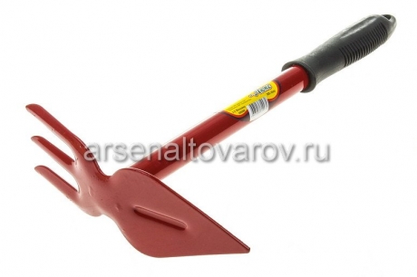 мотыжка комбинированная с металлическим черенком порошковой окраски МК-3м (030206) (Усадьба Люкс)