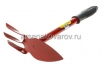 Мотыжка комбинированная с металлическим черенком порошковой окраски МКП-3-2 (030209) (Усадьба Люкс) 