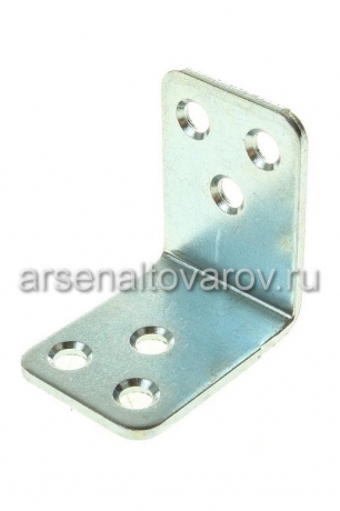 уголок крепежный 42*42*30*2,3 мм оцинкованный (УМ-40-02) (Кунгур)