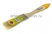 Кисть плоская  25 мм натуральная щетина деревянная ручка Хобби Любитель (01-1-410) 
