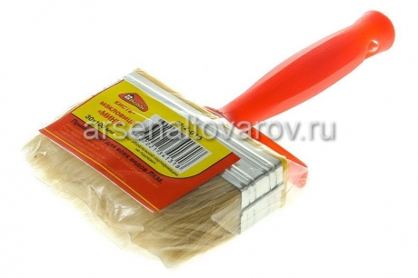 кисть макловица 100*30 мм натуральная щетина пластиковый корпус Хобби Мини (02-2-010)