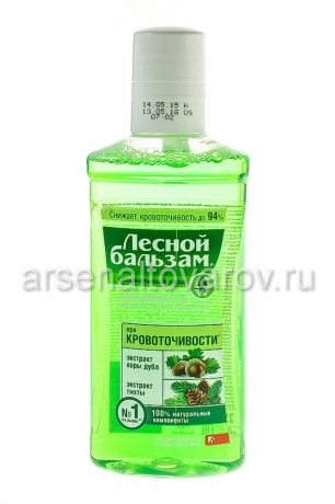 ополаскиватель полости рта Лесной бальзам 250 мл кора дуба и пихта (Калина)