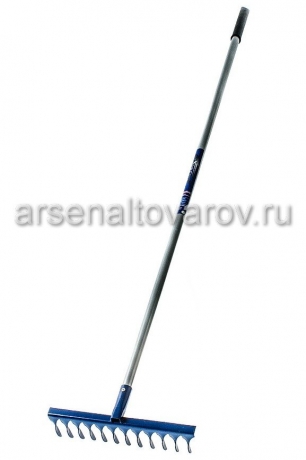 грабли витые 12 зубьев с алюминиевым черенком (012501) (Форсаж)