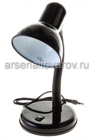 светильник настольный Навигатор NDF-D026-60W-BL-E27 черный (КНР) 61636