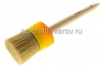 Кисть круглая 65 мм натуральная щетина деревянная ручка Хобби (01-0-120) 