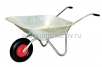 Тачка садовая одноколесная  85 л/ 75 кг оцинкованный кузов пневмоколесо (WB5206) (КНР) 