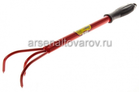 рыхлитель 3 зуба малый с металлическим черенком Р-3м (030211) (Усадьба Люкс)