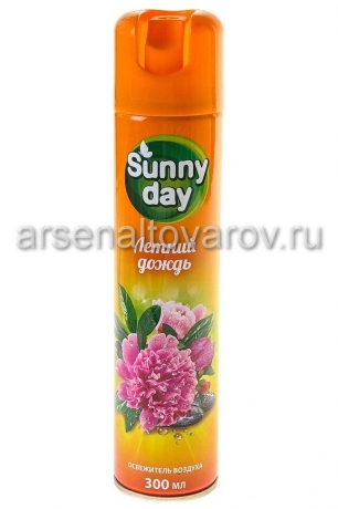 освежитель воздуха Санни Дей 300 мл летний дождь (Арнест)