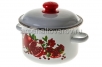 Кастрюля эмалированная  3 л (1MD181M) Гранатовый сок (Сибирские товары)