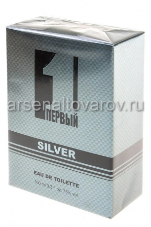 туалетная вода 100 мл Первый Сильвер (ДС) мужская