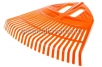 Грабли веерные 23 зуба 50*42 см пластиковые без черенка оранжевые Гардения (010820) (Павлово) 