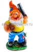 Садовая фигура Гном с пилой 47*25 см гипс (227) (Россия) 