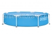 Бассейн каркасный  4485 л (305*76 см) Металл Фрайм синий (Интекс) (28200NP)