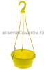 Кашпо подвесное пластиковое  2,75 л 22,5*17 см фисташковое Венеция (5PL0348) (5Пласт) 