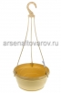 Кашпо подвесное пластиковое  4 л 25,5*18,5 см кремовое Венеция (5PL0351) (5Пласт) 
