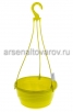 Кашпо подвесное пластиковое  4 л 25,5*18,5 см фисташковое Венеция (5PL0353) (5Пласт) 