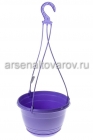 кашпо подвесное пластиковое 4,2 л 25*15,3 см лавандовое Глория (5PL0117) (5Пласт)