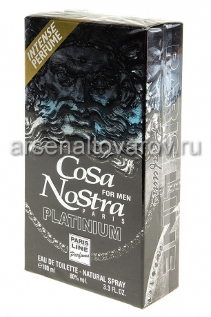 туалетная вода 100 мл Коза Ностра Платинум мужская