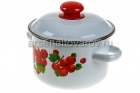 кастрюля эмалированная 2 л (1MD161M) Калина красная (Сибирские товары)