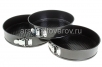 Форма для выпечки алюминиевая с антипригарным покрытием (набор из 3 шт) 24 см 26 см 28 см (R-507)