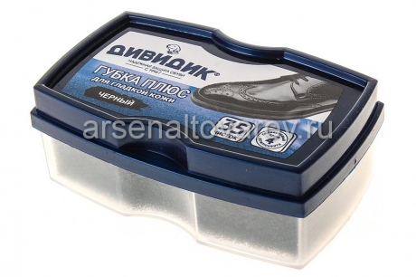 губка для обуви Дивидик Плюс черная (Арнест)