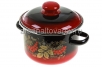 Кастрюля эмалированная  2 л (7MD161M) Рябинушка (Сибирские товары)