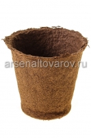 Торфяной горшок для рассады 80*80 мм (уп 220 шт) круглый (Экоторф)