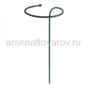 Опора для растений металлическая высота 130 см диаметр 35 см Садовита зеленая (Россия)