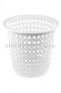 Корзина для бумаг пластиковая 280*265 мм Офис (16023) белая (Ар-Пласт) 