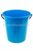 Ведро пластиковое 12 л для пищевых Ромашка (02014) голубое (Ар-Пласт) 