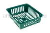 Корзина для выращивания луковичных прямоугольная 21*25*7 см (К-02) зеленая (Россия) 