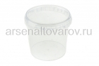 контейнер-ведро для продуктов пластиковый 1 л круглый с герметичной крышкой (Беларусь) (131)