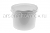 Контейнер-ведро для продуктов пластиковый 20 л круглый с герметичной крышкой и контрольным замком (Беларусь) (340) 