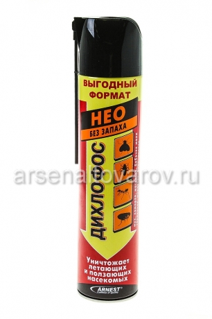 дихлофос Нео 600 мл от летающих и ползающих насекомых (Арнест)