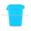Бак пластиковый  75 л для пищевых с крышкой Брикс (01010) голубой (Ар-Пласт) 