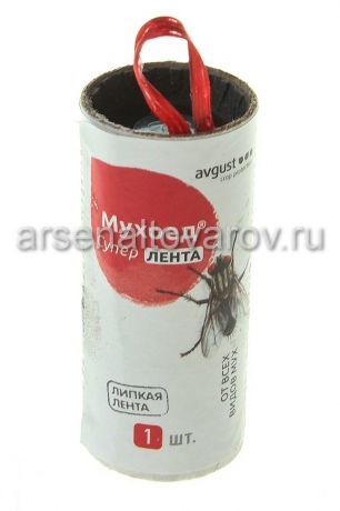 Мухоед Супер липкая лента средство от мух (Август)