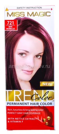 краска для волос Мисс Магик 721 спелая вишня (Болгария)