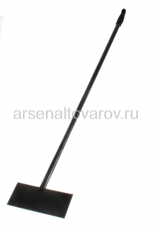 ледоруб-скребок стальной с металлическим черенком с резиновой ручкой Арктика (А-8213) (Павлово)