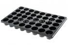 кассета для рассады пластиковая 40 ячеек*110 мл круглые (52*31*5 см) черная (АК)