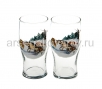 Бокал пивной стеклянный (набор из 2 шт) 500 мл (304/2) Охота (Гусь-Хрустальный)