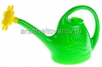Лейка садовая пластиковая  2,5 л с рассеивателем зеленая (Ижевск) 